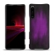 Custodia in pelle Sony Xperia 1 III - Violet Patine