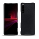 Coque cuir Sony Xperia 1 III - Noir élégant