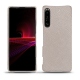 Coque cuir Sony Xperia 1 III - Taupe innocent