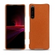 Funda de piel Sony Xperia 1 III - Orange vibrant