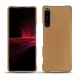 Custodia in pelle Sony Xperia 1 III - Beige Veggie
