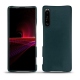 Capa em pele Sony Xperia 1 III - Bleu Veggie