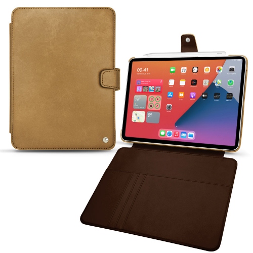 Custodie in pelle per Apple iPad mini 6Sable vintage ( Pantone #9b7340 ) 