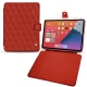 Apple iPad mini 6 leather case - Papaye - Couture ( Pantone 180C ) 