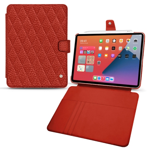 Leather covers for Apple iPad mini 6Papaye - Couture ( Pantone #b54317 ) 