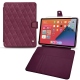 Housse cuir Apple iPad mini 6 - Prune vintage - Couture