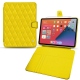 Apple iPad mini 6 leather case - Jaune fluo - Couture
