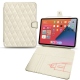 Apple iPad mini 6 leather case - Blanc escumo - Couture