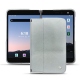 Custodia in pelle Microsoft Surface Duo 2 - Platinium ( Pantone 877C ) 
