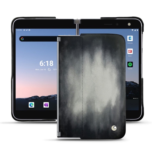 Funda de lujo Noreve para Microsoft Surface Duo 2Gris Patine