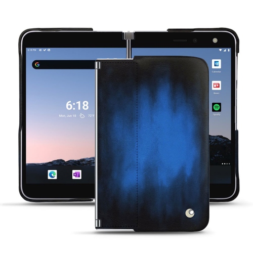 Custodia di lusso Noreve per Microsoft Surface Duo 2Bleu Patine