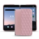 Lederschutzhülle Microsoft Surface Duo 2 - Rose - Couture ( Nappa - Pantone 2365C ) 