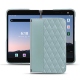 Funda de piel Microsoft Surface Duo 2 - Bleu ciel - Couture ( Nappa - Pantone 277C ) 