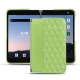 Custodia in pelle Microsoft Surface Duo 2 - Vert olive - Couture ( Nappa - Pantone 578U ) 