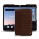 Funda de piel Microsoft Surface Duo 2 - Châtaigne - Couture ( Pantone 476C ) 