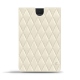 Pochette cuir Apple iPad mini 3 - Blanc - Couture ( Bologna - White ) 