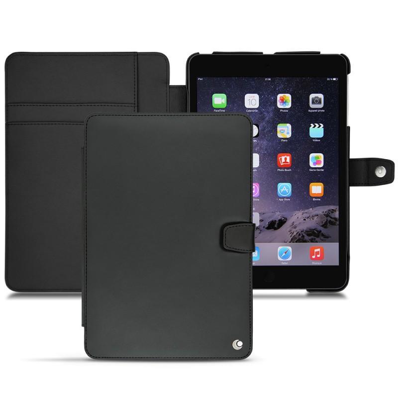 Apple iPad mini 3 leather case - Noir ( Nappa - Black ) 