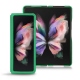 Samsung Galaxy Z Fold3 leather cover - Menthe vintage ( Pantone 562C ) 