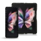 Capa em pele Samsung Galaxy Z Fold3 - Crocodile nero