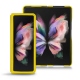 Lederschutzhülle Samsung Galaxy Z Fold3 - Jaune fluo - Couture