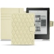 Capa em pele Kobo Aura H2O - Ivoire - Couture ( Sleek P C12 - White ) 