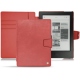 Housse cuir Kobo Aura H2O - Cerise vintage ( Pantone 185C ) 