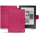 Capa em pele Kobo Aura H2O - Rose fluo