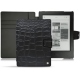 Lederschutzhülle Kobo Aura H2O - Crocodile nero