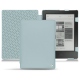 レザーケース Kobo Aura H2O - Bleu ciel ( Nappa - Pantone 277C ) 