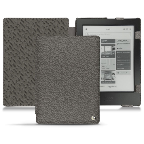 Lederschutzhülle Kobo Aura H2OAnthracite ( Pantone #41403c ) 