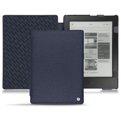 Kobo Aura H2O leather caseCobalt ( Pantone #2b253f ) 