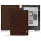 Kobo Aura H2O leather case - Châtaigne - Couture ( Pantone 476C ) 