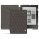 Capa em pele Kobo Aura H2O - Anthracite - Couture ( Pantone 424C ) 