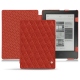 Funda de piel Kobo Aura H2O - Papaye - Couture ( Pantone 180C ) 
