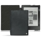 Kobo Aura H2O leather case - Dark vintage ( Roughtcut - Black#5256 ) 
