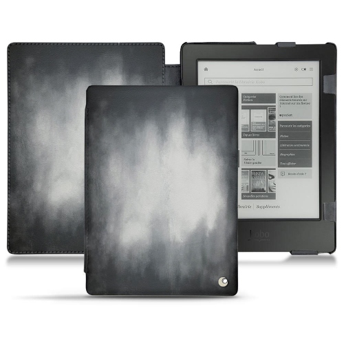 Kobo Aura H2O leather caseGris Patine
