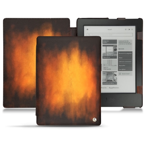Funda de piel Kobo Aura H2OFauve Patine
