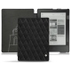 Housse cuir Kobo Aura H2O - Negre poudro - Couture