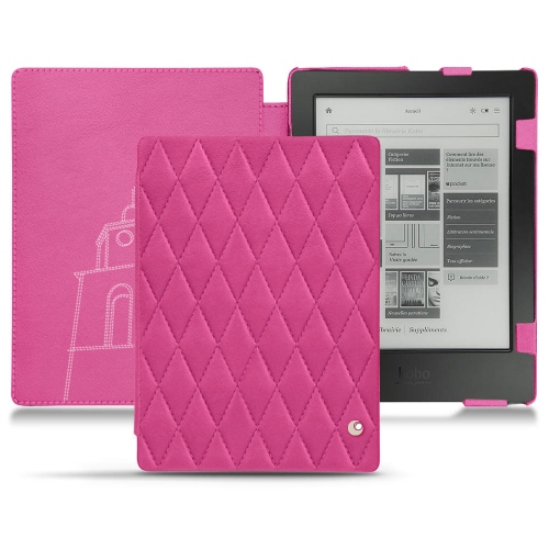 Funda de piel Kobo Aura H2ORose BB - Couture ( Pantone #DB599F )
