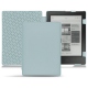 Capa em pele Kobo Aura H2O - Bleu Ciel PU