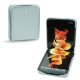 Custodia in pelle Samsung Galaxy Z Flip3 - Bleu ciel ( Nappa - Pantone 277C ) 