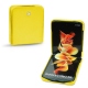 Samsung Galaxy Z Flip3 leather cover - Jaune fluo
