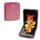 Samsung Galaxy Z Flip3 leather cover - Serpent ciclamino
