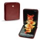 Coque cuir Samsung Galaxy Z Flip3 - Rouge Veggie
