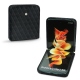 Samsung Galaxy Z Flip3 leather cover - Dark vintage - Couture