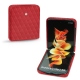 Capa em pele Samsung Galaxy Z Flip3 - Rouge troupelenc - Couture