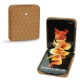 Samsung Galaxy Z Flip3 leather cover - Castan esparciate - Couture