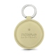 Porta-chaves em couro - Beige ( Nappa - Pantone #ceb888 ) 