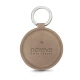 Leather key ring - Taupe vintage ( Pantone #bda790 ) 