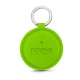 Leather key ring - Vert fluo ( Pantone #00ab5f ) 